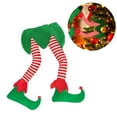thumbnail image 1 of Adorno De Piernas De Elfo De Papá Noel Para Decoración De Árbol De Navidad, Pies De Piernas De Elfo De Papá Noel Para Fijar En Puertas, Paredes Y Ventanas Eigraketly HA038107-00, 1 of 6