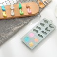 thumbnail image 4 of Juego de 2 moldes de silicona para hacer jabón, velas, dulces, chocolate y mucho más (molde navideño rosa) de Mini Skater, con 12 cavidades de silicona, 4 of 4