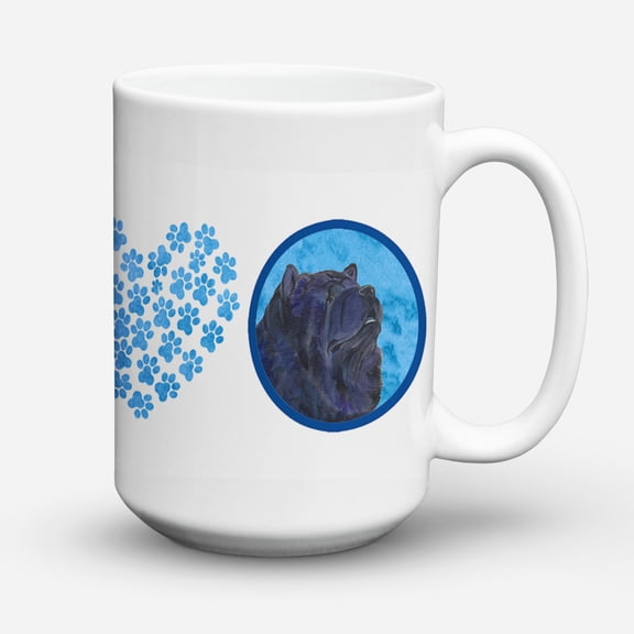 Carolines Treasures SS4777-BU-CM15 Blue Chow Chow Coffee Mug 15 oz 15 ounce multicolor