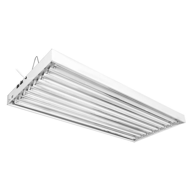 Ipower T5 4 Feet 8 Lamp 6400k Fluorescent Ho Grow Light Hydroponic Fixture Com Ipower T5 4 Feet 8 Lamp 6400k, Vivosun 6500k 4ft T5 Ho Fluorescent Grow Light Fixture