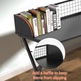 thumbnail image 2 of NiamVelo  Computer Desk  39  inch Office Desk,  Modern Simple Desk with with a Baffle to Keep Items from Slipping, Writing Desk Gaming Desk Work Desk for Home Office, Study （Black）, 2 of 7