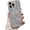Silver1, variant on for iPhone 13 Case, [Shiny Chrome Silver 3D Butterfly Case][Deluxe Laser Butterfly Case][Premium Fashion Case] PC+TPU Shockproof and Drop Resistant for Women and Girls 6.1