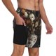thumbnail image 2 of Fotbe Vintage Floral Vase A Traje de Baño para Hombre – Shorts de Natación de Secado Rápido con Forro y Bolsillos-3X-Large, 2 of 6