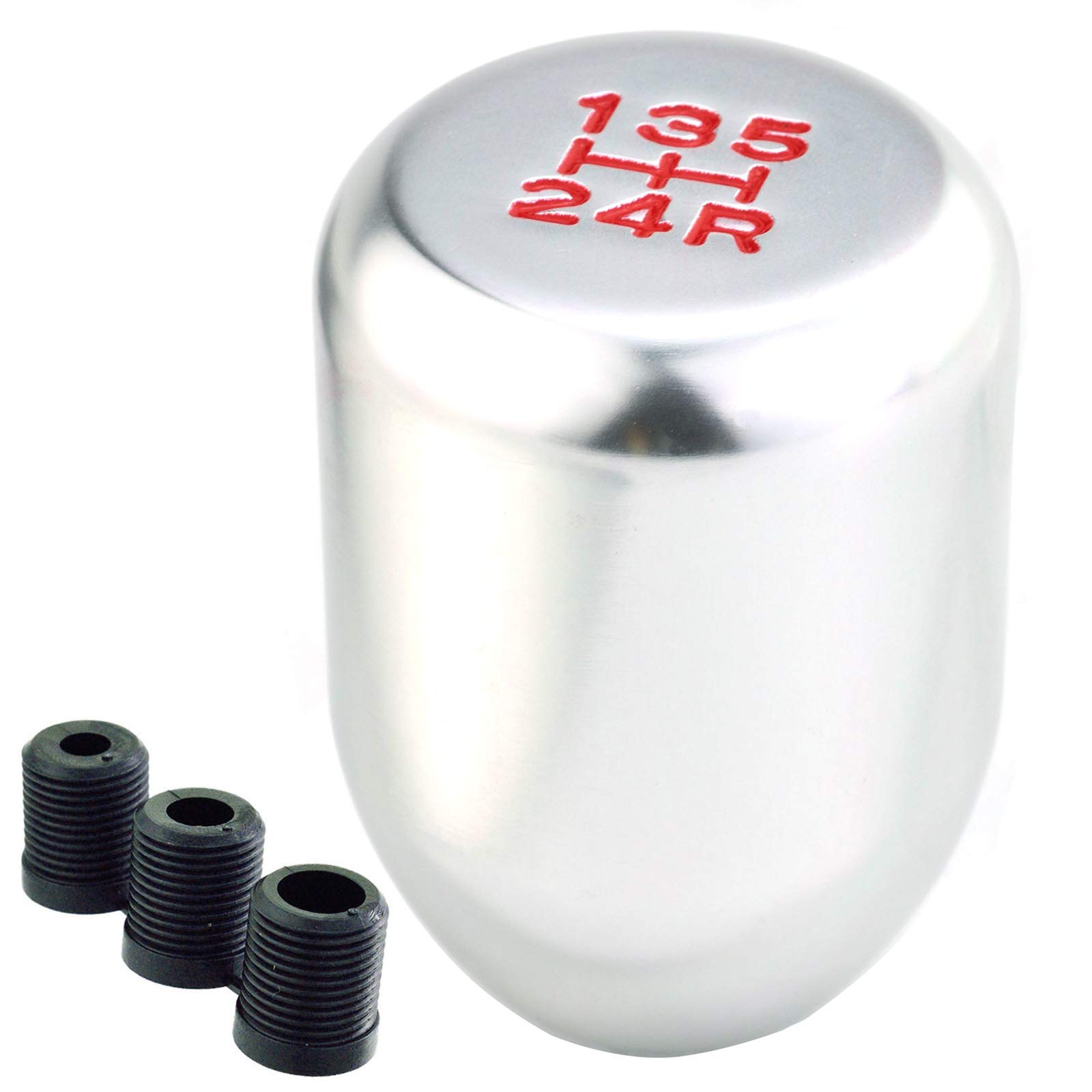 5 Speed Shifter Knob, Aluminium Alloy Gear Shifter Stick Handle Manual