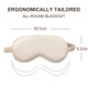 thumbnail image 2 of Antifaz para dormir, suave venda para los ojos para dormir para mujeres, cubierta para sombra de ojos con gomas para el pelo de satén y diadema, regalo de boda, 2 of 5