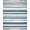 Blue Grey White, Pattern 16, variant on ODIKA 8'x10' Washable Area Rug Boho Striped Farmhouse Distressed Southwestern Geometric Bands for King Size Bedroom Under Bed, Master Suite, Non-Shedding, Easy Care