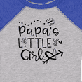 thumbnail image 4 of Inktastic Papa's Little Girl with Hearts Flower and Butterfly Girls Baby Bodysuit, 4 of 5