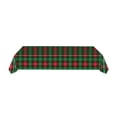 thumbnail image 2 of Mantel navideño,Mantel Navideño para Mesas Rectangulares,Mantel desechable impermeable para comedor,Mantel de cocina para banquetes y fiestas estilo bohemio 1 pieza de cuadros pequeños, 2 of 8