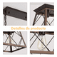 thumbnail image 3 of Lampara Colgante Vintage Led Luz Techo Industrial Adjustable Belug Lampara de Techo, 3 of 4