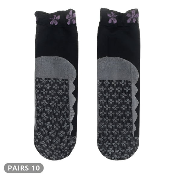 TELOLY 5Pairs Ankle Socks for Women,Cotton Womens No Show Socks Size 7-9,Workout Socks Women