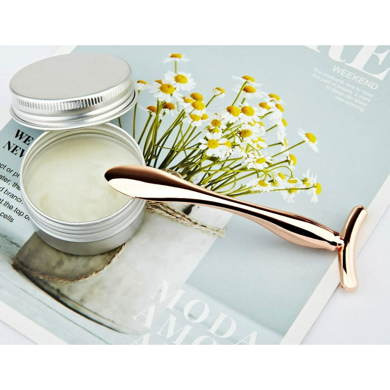 Emlimny 2PCS Metal Eye Cream Applicator Wand Stick, Massager Tool