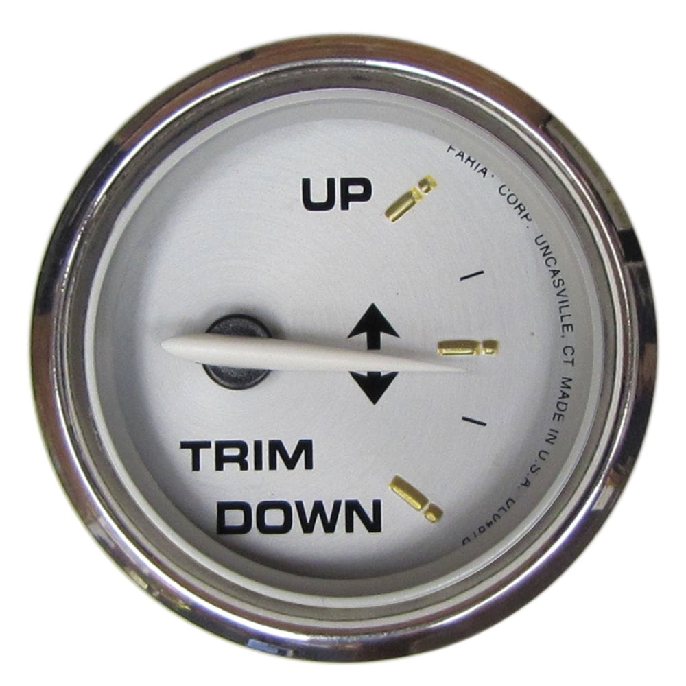 BOAT MARINE VOLTMETER GAUGE 10-16V BLACK BEZEL FARIA FVP7044 FITS STD 2-1//6 HOLE