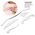 thumbnail image 4 of Massage 5pcs / set Stainless Steel Gua Sha Scraping Plate Body Muscle Relax Massage Tools Kit, 4 of 8