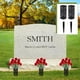 thumbnail image 3 of 6pcs Pstic Cemetery Grave Flower Vase Bck Artificial for Grave Zulema none, 3 of 8