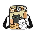 thumbnail image 1 of Bandolera Neko Atsume Anime Messenger Bag 17x5x23 cm, 1 of 3