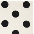 thumbnail image 3 of SAFAVIEH Kids Polka Dots Wool Area Rug, Ivory/Black, 5' x 7', 3 of 4