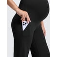 thumbnail image 3 of Pantalones CRZ YOGA Butterluxe Premamá Pierna Ancha Negro M, 3 of 6