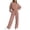 1Pink, variant on Xijirk Women 2 Piece Sweatsuit Cropped Long Sleeve Crew Neck Sweatshirt and Wide Leg Drawstring Sweatpants Set for Loungewear Daily Casual Outfit,Pink,S