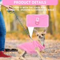 thumbnail image 4 of 2 Pieces Fleece Dog Sweater Vest Winter Warm Dog Sweaters for Small Dogs Male Female Fall Pullover Doggie Clothes with D-Ring Soft Puppy Cold Weather Coat Clothing, 4 of 6