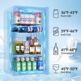 thumbnail image 4 of UrbanSync Beverage Refrigerator with Glass Door, 3.2 Cu.ft Mini Fridge with Adjustable Shelves for Soda, Beer, Home/Office/Bar, 4 of 8