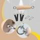 thumbnail image 5 of Barra de dominadas con agarre para barra de dominadas LAT, barra de dominadas para gimnasio, ejercicio de entrenamiento, ergonomía 17 cm x 55 cm, 5 of 5