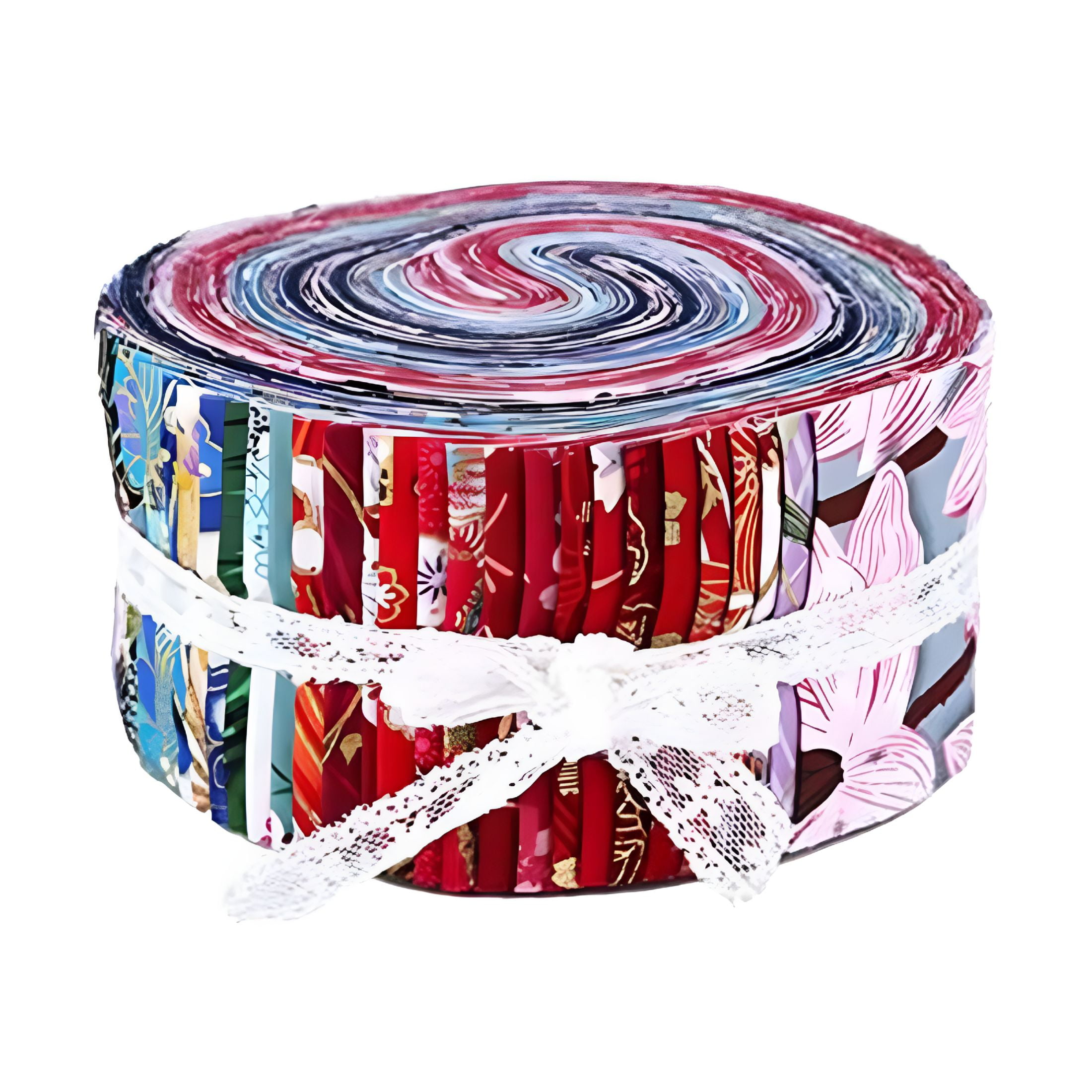 AUQ 2026 New Jelly Roll Fabric,Fabric Bundle,For Quilting,Patchwork,Sewing,Crafts,Quilting Fabric with Different Color Patterns,Patchwork Craft Cotton Fabric for Sewing(6.25×100Cm)