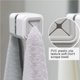 thumbnail image 3 of sweethay Práctico toallero autoadhesivo, cinta adhesiva sin rastro, ganchos de almacenamiento resistentes al desgaste, gancho con ventosa montado en la Cocina y Comedor Gris sweethay HA025417-02, 3 of 7