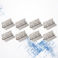 thumbnail image 4 of 8pcs 4 Inch Door Hinge Stainless Steel Flap Hinge Counter Back Flap Backflap Hinge Drawer Butt Hinge (Silver), 4 of 5
