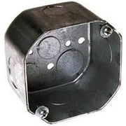 Raco 167 Octagon box 4in steel 2-1/8d 3/4ko 167