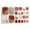 9, variant on Soumake 1 Set Toe Nail Stickers Waterproof Self-Adhersive Nail Art Women Manicure Toenail Wraps Stickers For Girl Practical
