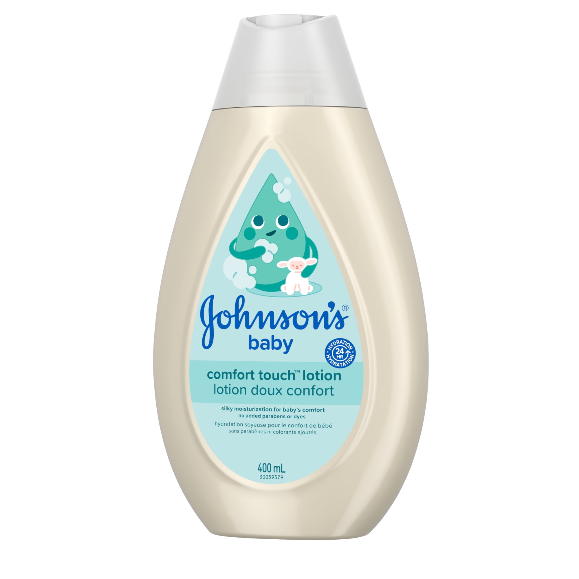 Johnson's Baby Lotion for Newborns, CottonTouch Cream, 400 mL