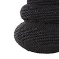 thumbnail image 4 of DecMode 14" Handmade Woven Bubble Black Seagrass Vase with Abstract Bubble Shape, 4 of 9