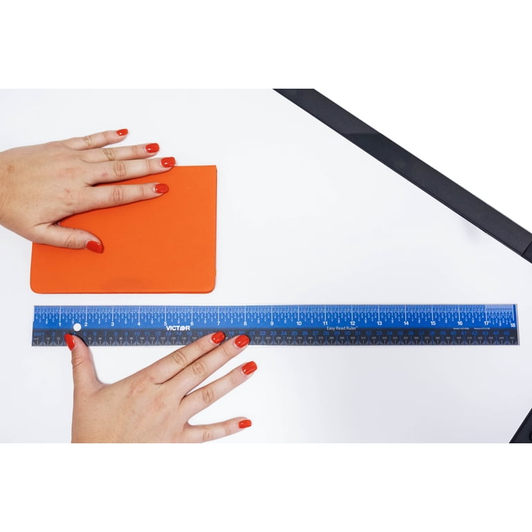 Victor, Easy Read Ruler, EZ18SBL, 18