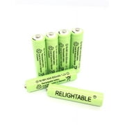 6-PCS AAA 1.2V 600mAh Ni-Mh Rechargeable Batteries NiMh Solar Path Lights RELIGHTABLE D6