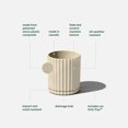 thumbnail image 2 of Veradek Mason Series Demi 6" Planter Sand, 2 of 7