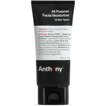 Anthony All-Purpose Men’s Facial Moisturizer Hydrating Facial Lotion for Dry Skin, Black, 3 fl oz
