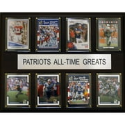 New England Patriots 12'' x 15'' All-Time Greats Plaque