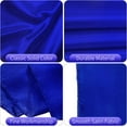 thumbnail image 5 of 50 PCS Satin Chair Sashes Bows Decorative Universal Chair Cover Chair Ribbon Ties Back Sash for Wedding Birthday Party Ceremony Reception Hotel Events Banquet Restaurant Decor(7 x108 inch,Royal Blue), 5 of 18