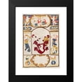 thumbnail image 2 of Prosper Lafaye 11x14 Black Modern Framed Museum Art Print Titled - Heraldic Motif in the Center, Resurrection of Christ and Other Figures, 2 of 5