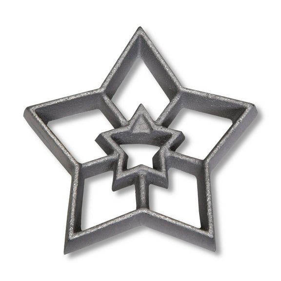 Rosette Bunuelos Cookie Iron, 2-in-1 Star 2.75 x 0.5 Inches