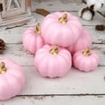 thumbnail image 4 of Artificial Pumpkins Bulk 12Pcs Assorted Sizes Harvest Lifelike Pumpkin Fake Foam Pumpkin, Lifelike Foam Decor for Autumn Wreaths, Table Scatters & Thanksgiving Displays, 4 of 6