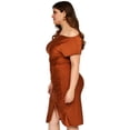 thumbnail image 2 of Vestido escote barco Roman Fashion/Tallas Extras, 4299 (Tabaco) cafe 38 Roman Fashion V-GR-4299-TABACO-ALL, 2 of 7