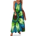 thumbnail image 1 of Vestido sin mangas de verano de cigarra Falda de verano para mujer Vestido de noche para mujer Vestidos de mujer para ocasiones especiales, 1 of 7