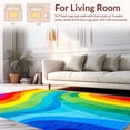 thumbnail image 2 of ODIKA 8'x10' Machine Washable Non-Slip Area Rug, Whimsical Playmat High Traffic Rug, Red, 144385, 2 of 7