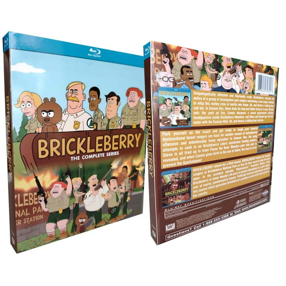 BRICKLEBERRY THE COMPLETE TV SERIES SEASONS 1,2,3 Blu-ray 3BD Box Set