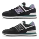 thumbnail image 2 of New Balance 574 NB Black Purple Green Men Casual Lifestyle Shoes U574LV2-D, 2 of 6