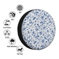 thumbnail image 4 of Balery Rabbit And Butterfly Cubiertas para Neumáticos - Protector Resistente para Neumáticos de Camioneta, SUV, Remolque, Camper y RV-17 inch, 4 of 6