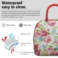 thumbnail image 3 of Lunch Bag Lunch Box for Women Reusable Insulated Lunch Cooler Bags,Large Capacity for Work Travel Picnic,Water-Resistant Pioneer Colorful Floral Lunch Tote Bag Gifts for Woman Mom Red, 3 of 6