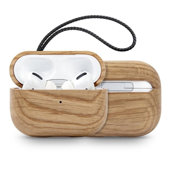 Compatible With Airpods Pronatural Wood Case - Cover Case Protector Made Of Unique Wood Accessories Walnut Wood
