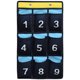 thumbnail image 1 of Gráfico de bolsillo numerado para colgar en la puerta, organizador de aula para teléfonos móviles, calculadoras, soportes, color azul Ormromra HMHZ650-4, 1 of 4